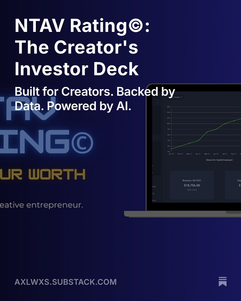 Creator Credit Score™: The Creator's Investor Deck